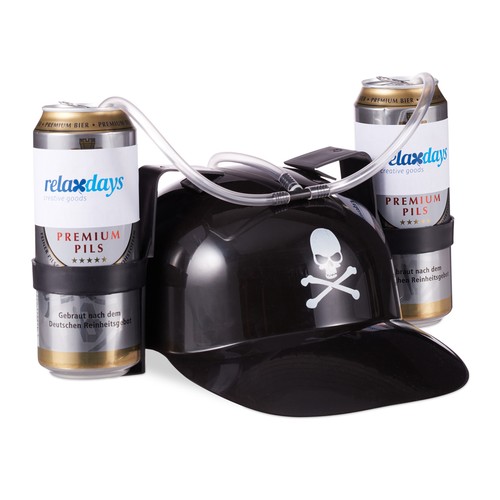 Trinkhelm pirat biertrinkhelm - trinkhelm,