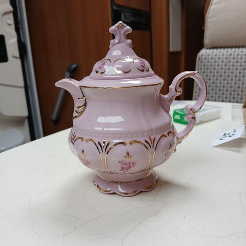 Porzellan teekanne rosa - porzellan,