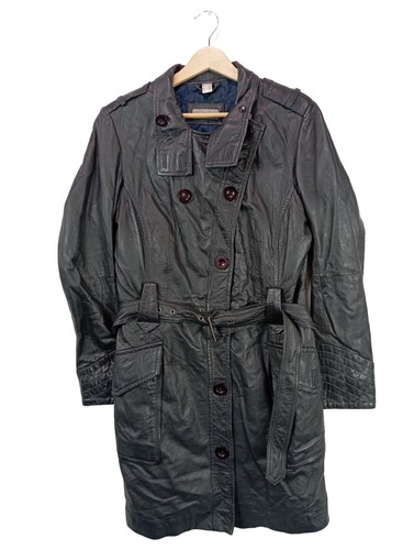 Mandarin ledermantel damen - mandarin,