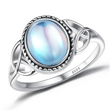 Edelstein Ring Damen Mondstein