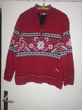 Herrenpullover Double Speed Wintermotiv Gr. M