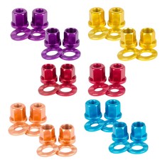 Shadow BMX Alu Achsmuttern + Unterlegscheiben Hub Nuts Universell