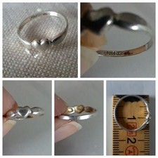 Kinderring, Silber, Herz