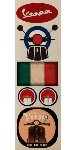 Aufkleber vespa gts - aufkleber,