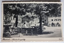 Miesbach Hindenburgplatz historische Fotokarte 