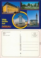 Dessau Landesbücherei, Bauhaus, Holiday Inn, Rathaus 1989