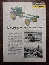 Original Lanz sales brochure
