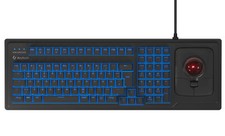 KeySonic KSK-8202ELU-T USB Trackball Qwerty UK  Layout  Full Size 61103 B-Ware