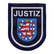 Abzeichen Justiz Thüringen groß mit Klett