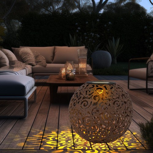 Led solarkugel stecklampe deko - led,
