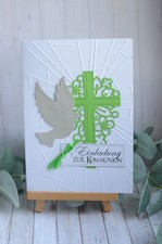 3D Einladungskarten mit Umschlag Taufe Kommunion Konfirmation N.9