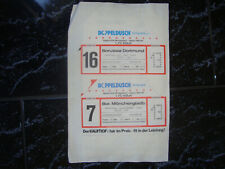 83/84 Ticket 1. FC Köln Stuttgart Nürnberg HSV Hamburg BVB Dortmund Gladbach