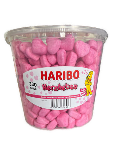 Haribo herzbeben 330st dose - haribo, 330st.