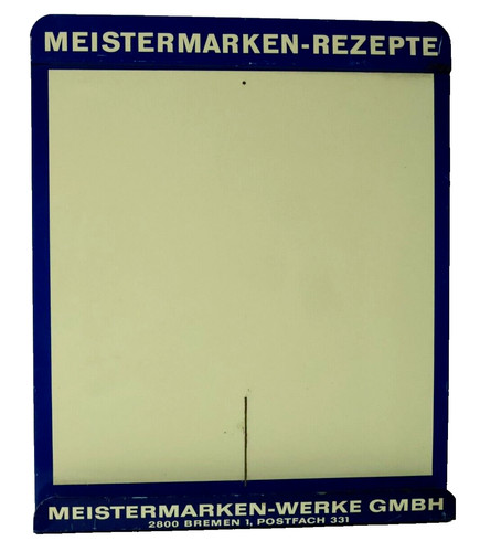 Altes blechschild wand - blechschild,