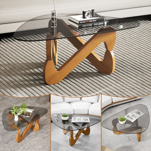 Couchtisch glas holz - couchtisch,