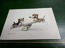 DDR Künstler AK - Fritz der Dackel, Bild 5 - sign. Gerhard Fieber - NBI - 1947