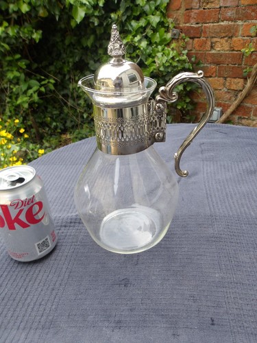 Vintage glas versilberte - &,