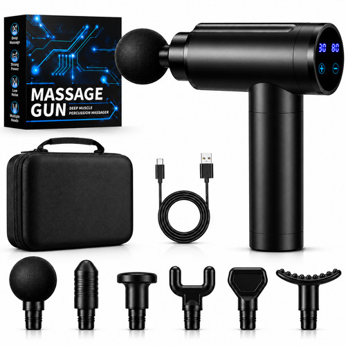 Massagepistole elektrisch lcd - massagepistole,