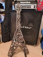 Deko E Gitarre geschweißt, Steampunk, Heavymetal, industrial, Proberaum