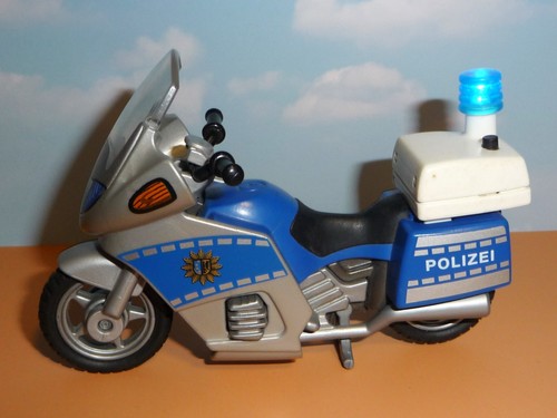 Playmobil polizei motorrad - polizei, pm