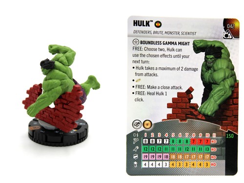 Heroclix 042 hulk smash - heroclix,