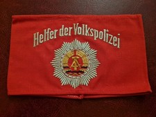 DDR NVA Uniform Armbinde Helfer Der Volkspolizei Original