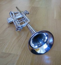 Dachbodenfund Trompete versilbert in Koffer