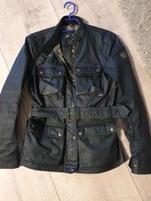 Wie NEU!! BELSTAFF Roadmaster 2012 Damen Jacke, gewachst, Gr.  44 Schwarz 