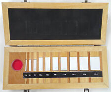 Keramik Endmaß Prüf Satz für Mikrometer 0-25mm  € 255,- +MWSt., + Planglas