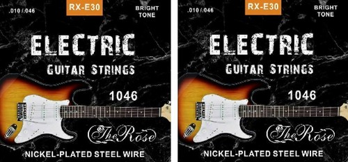 Satz gitarrensaiten set - e-gitarrensaiten,