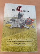Claas Super Prospekt Mähdrescher traktor M3