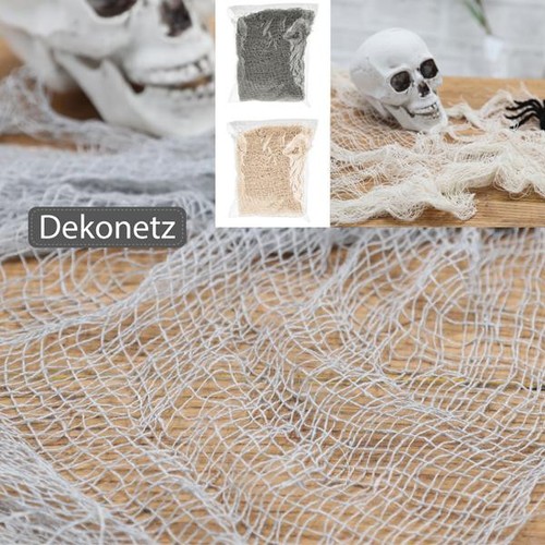 Halloween spinnennetz beige - spinnennetz,