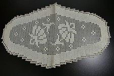 Deckchen*  Baumwolle* oval *25