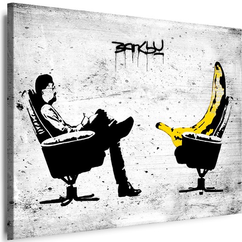 Wandbilder banksy mädchen - wandbilder,