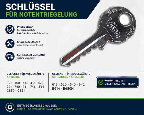 Faac viro schlüssel für - faac,