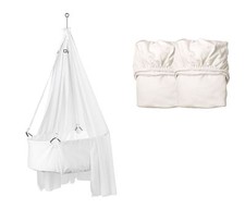 Leander Babywiege weiß mit