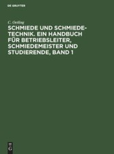 Schmiede Und Schmiede-technik