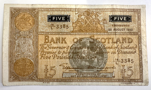 1952 bank scotland - (august), of
