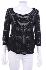 H&M Shirt S Schwarz #7638