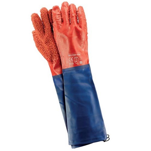 Pvc handschuhe lang mit - pvc,