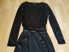 Wickelkleid Kleid Gr. S schwarz wadenlang schick bequem Object
