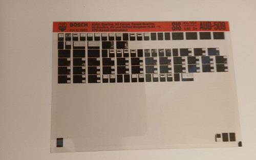 Bosch microfiche audi 200