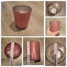 Windlicht von Depot, altrosa-silber