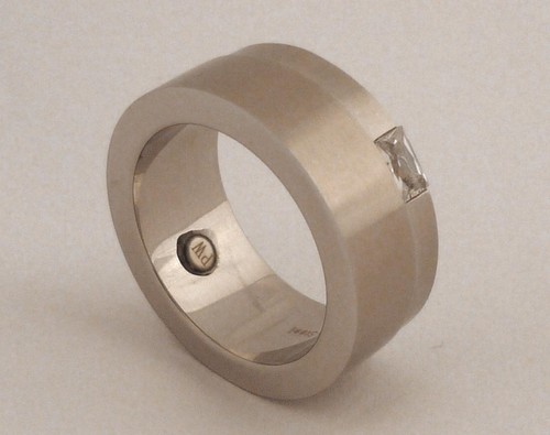 Ring edelstahl mit zirkonia - 1,