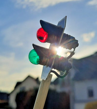 LICHT SIGNAL HOLZ METALL SPUR