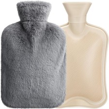 Wärmflasche 2L, Plüschbezug