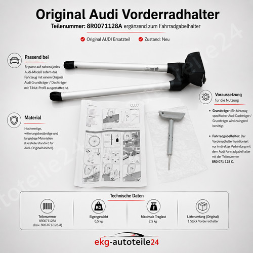 Audi vorderradhalter - audi,