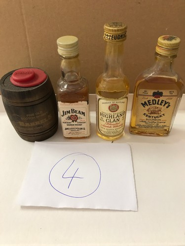 Flaschen whisky miniaturen - whisky,
