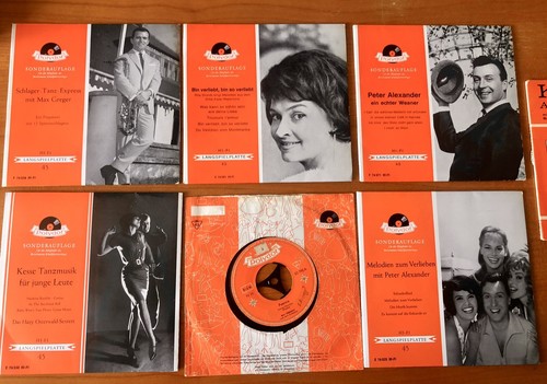 Vinyl single konvolut - x,