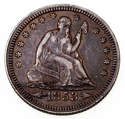 1853 pfeile und strahlen 25c - 1853,
